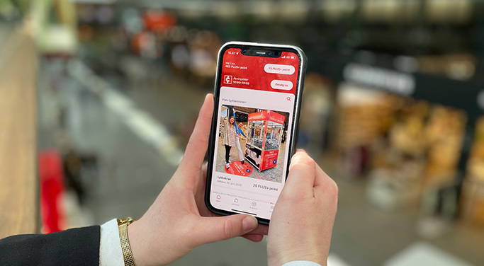Herning Centrets Plus+ app - gratis fordelsprogram